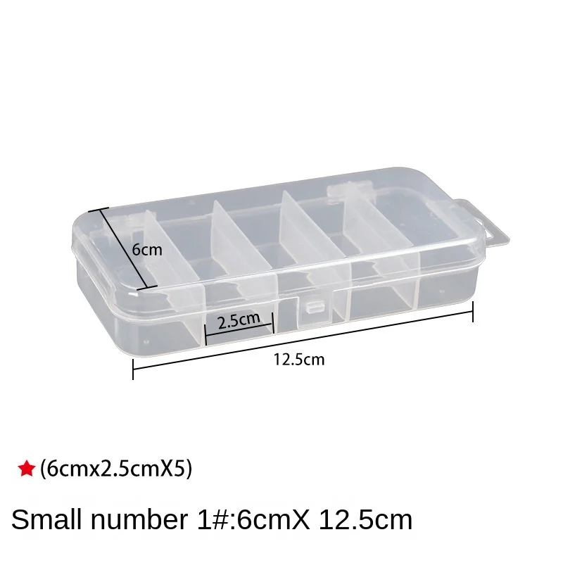 Lure Box Bait Carp Fishing Tackle Tools Plastic Small Large Size Organizer Boxes Tool Storage Wobblers Accessories Goods