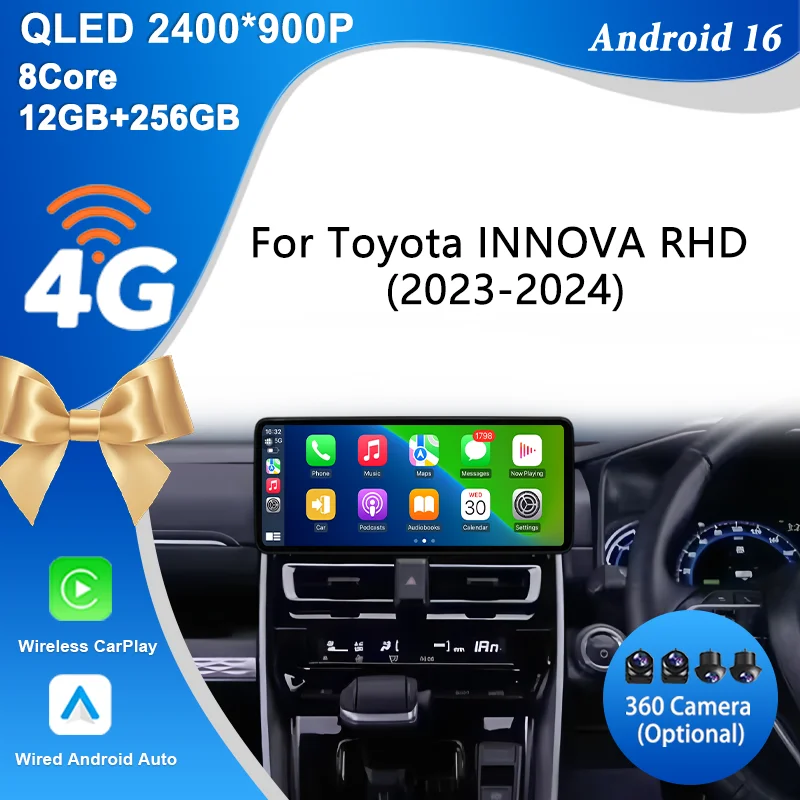 for Toyota INNOVA RHD 2023-2024 12.3