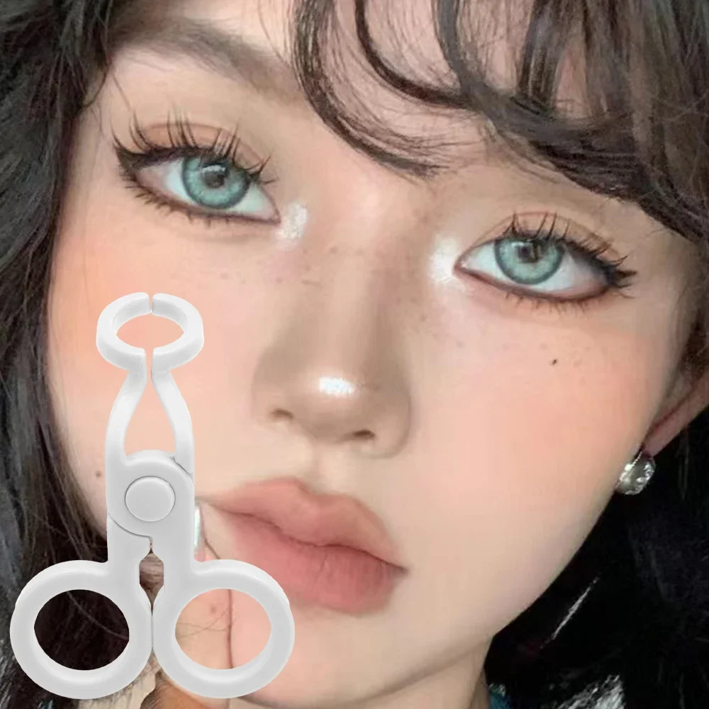 3pcs Women Eye Care Contact Lenses Inserter Remover Plastic Soft Tweezer Stick Wearing Tool Accessories Novice Eyelid Lifters