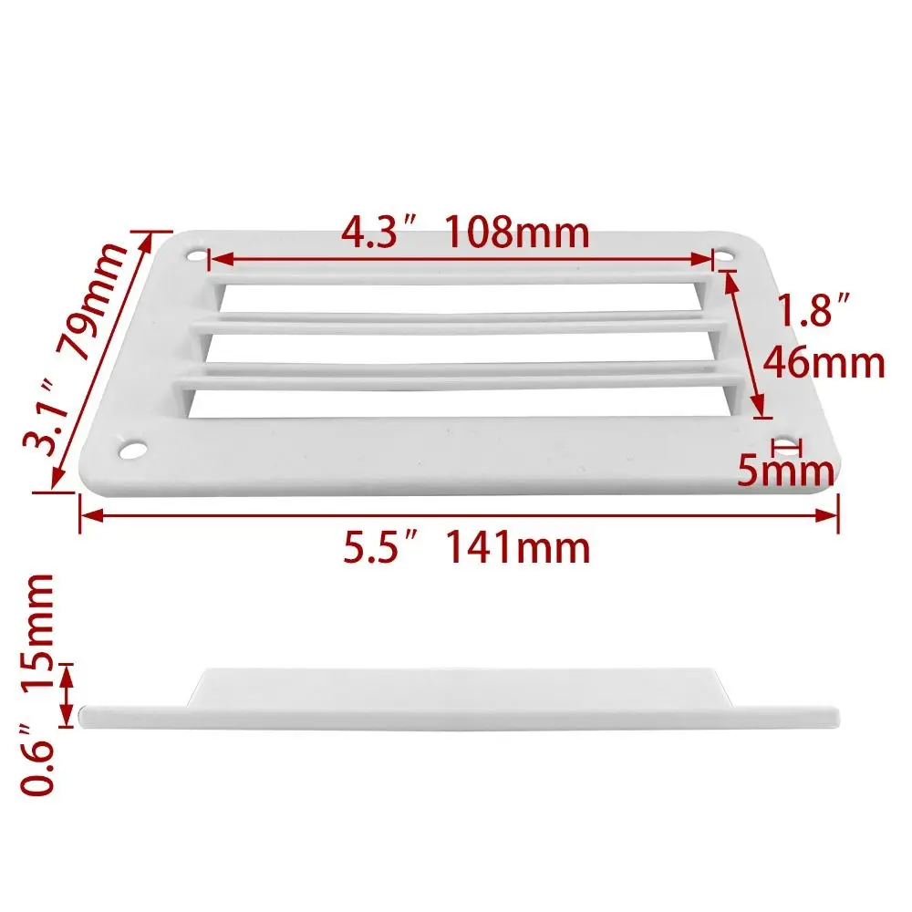 

Универсальная профессиональная вентиляционная жалюзи для автодома, аксессуары для лодок, вентиляционная решетка для ванной комнаты, яхта, офисный вытяжной вентилятор, жалюзи