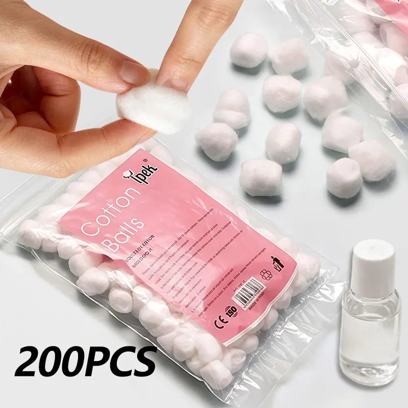 Nail Polish Remover Cotton Balls Lint Free Nail Cleaning Wipes Cotton Pads Manicure Pedicure Nail Art Salon Cleaning Tools