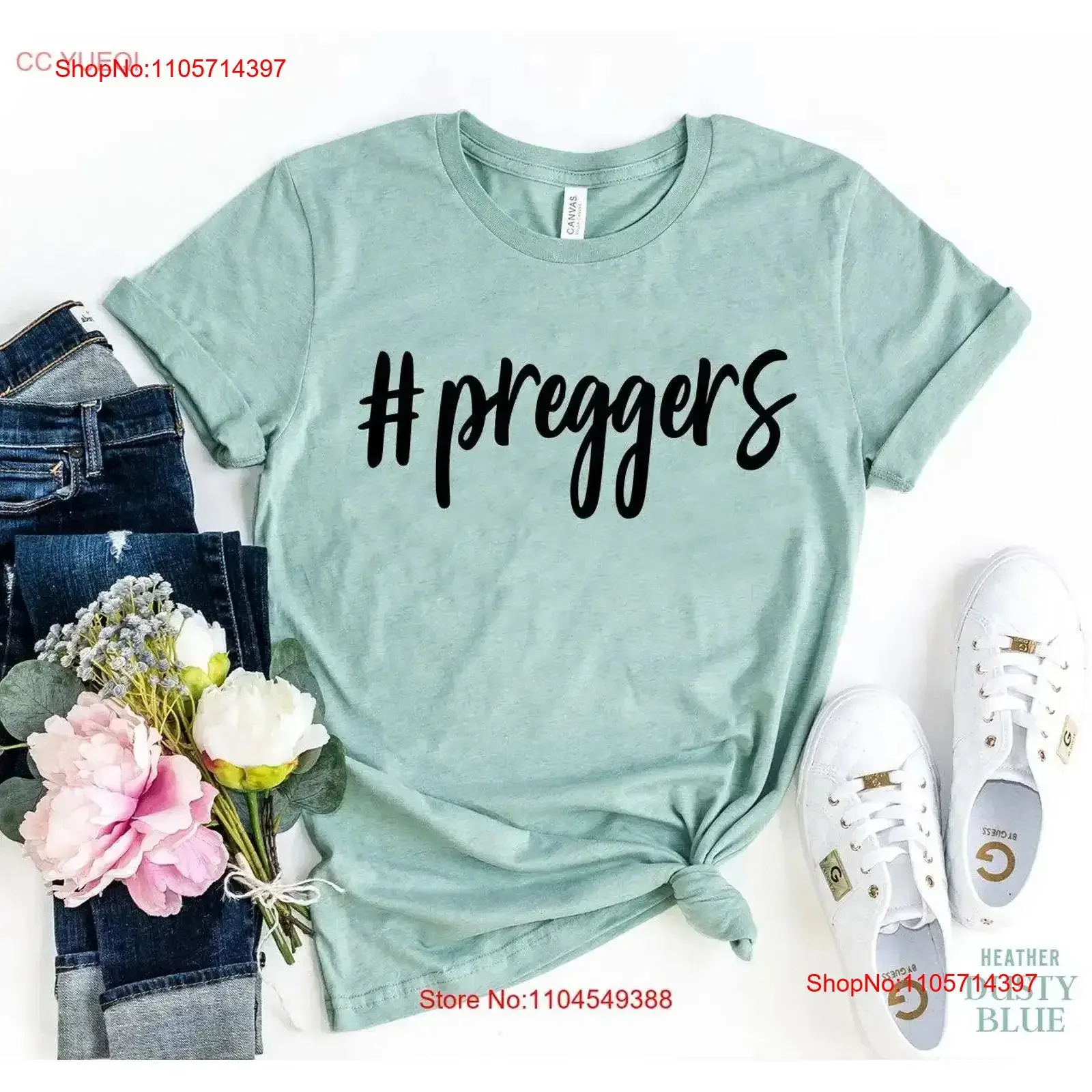 Preggers T Shirt Mom To Be Maternity Pregnant AF Coming soon Announcement Reveal for new vintage Washed homme graphic
