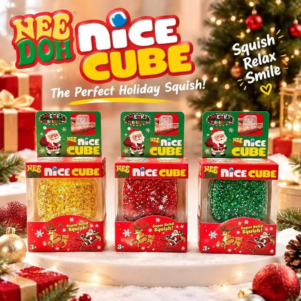 2026 NeeDoh Advent Calendar Gift 24 Day 3D PVC Sensory Squeeze Dolls Countdown Christmas 2027 New Year Surprise Gifts