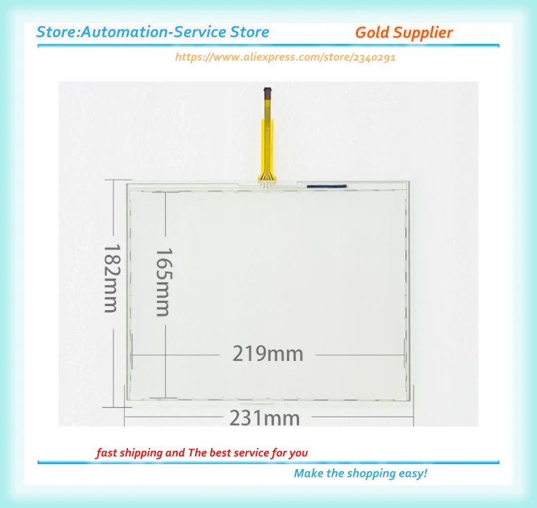 PH41230101 Rev.B Touch Panel P7420-0324-0405 FPC-863NE New Touch Pad Glass Panel 10PIN Cable