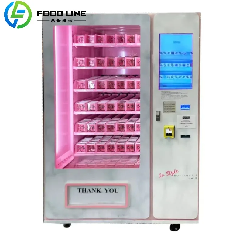Custom Business Cosmetic Vending Machine Makeup Eyelash Wig Product Dispenser With Easy Restocking And Management