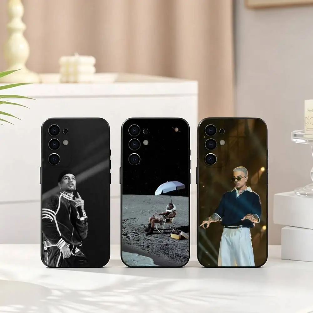 Singer R-Rauw Alejandro Gift Phone Case For Samsung S25,S24,S21,S22,S23,S30,Ultra,S20,Plus,Fe,Soft Silicone Black Cover