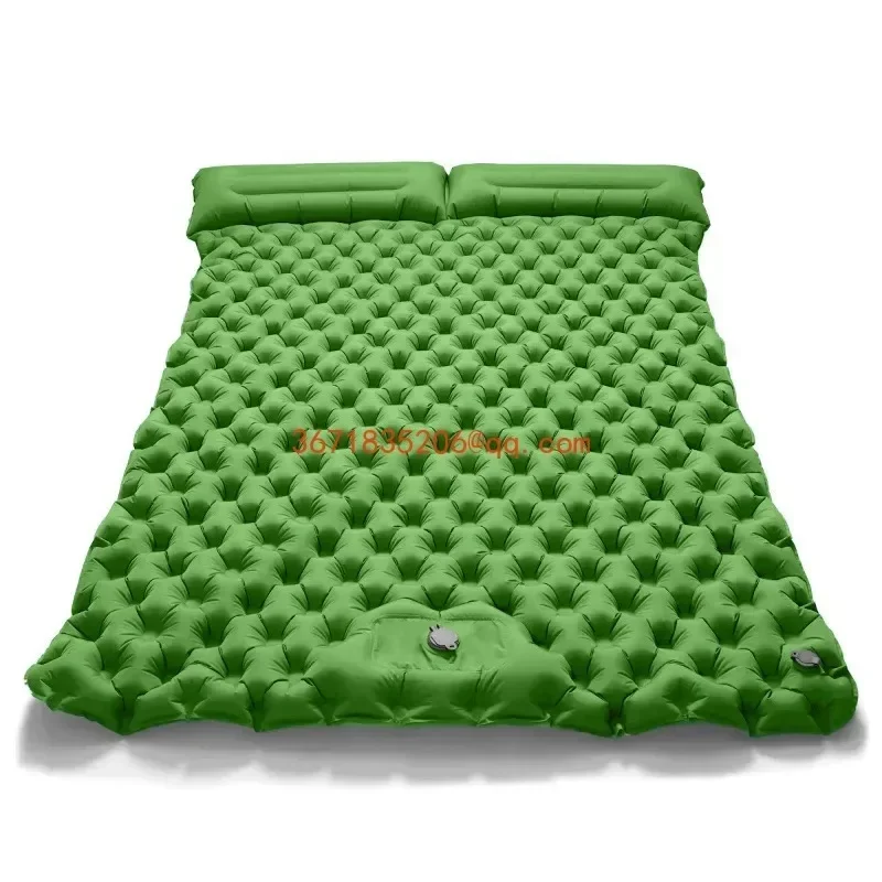 Foot pedal new single rhombus TPU inflatable pad, outdoor tent sleeping pad, ultra-light portable moisture-proof pad