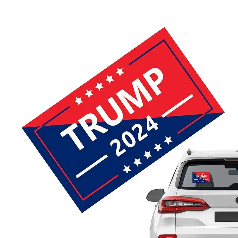 Trump 2024 Sticker Take America Back Car Decal Self-Adhesive Non Stick Bumper Sticker Durable Waterproof Window Sticker