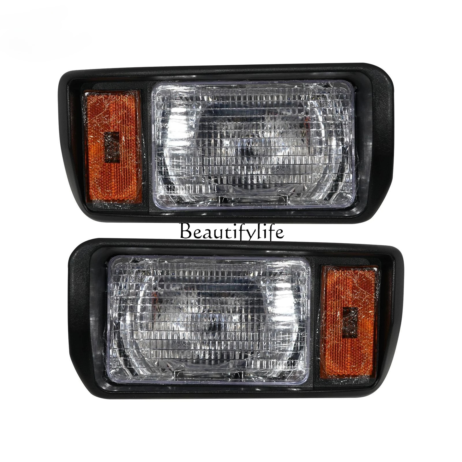 Golf Cart Accessories Front Halogen Headlights, Headlights 1993-up