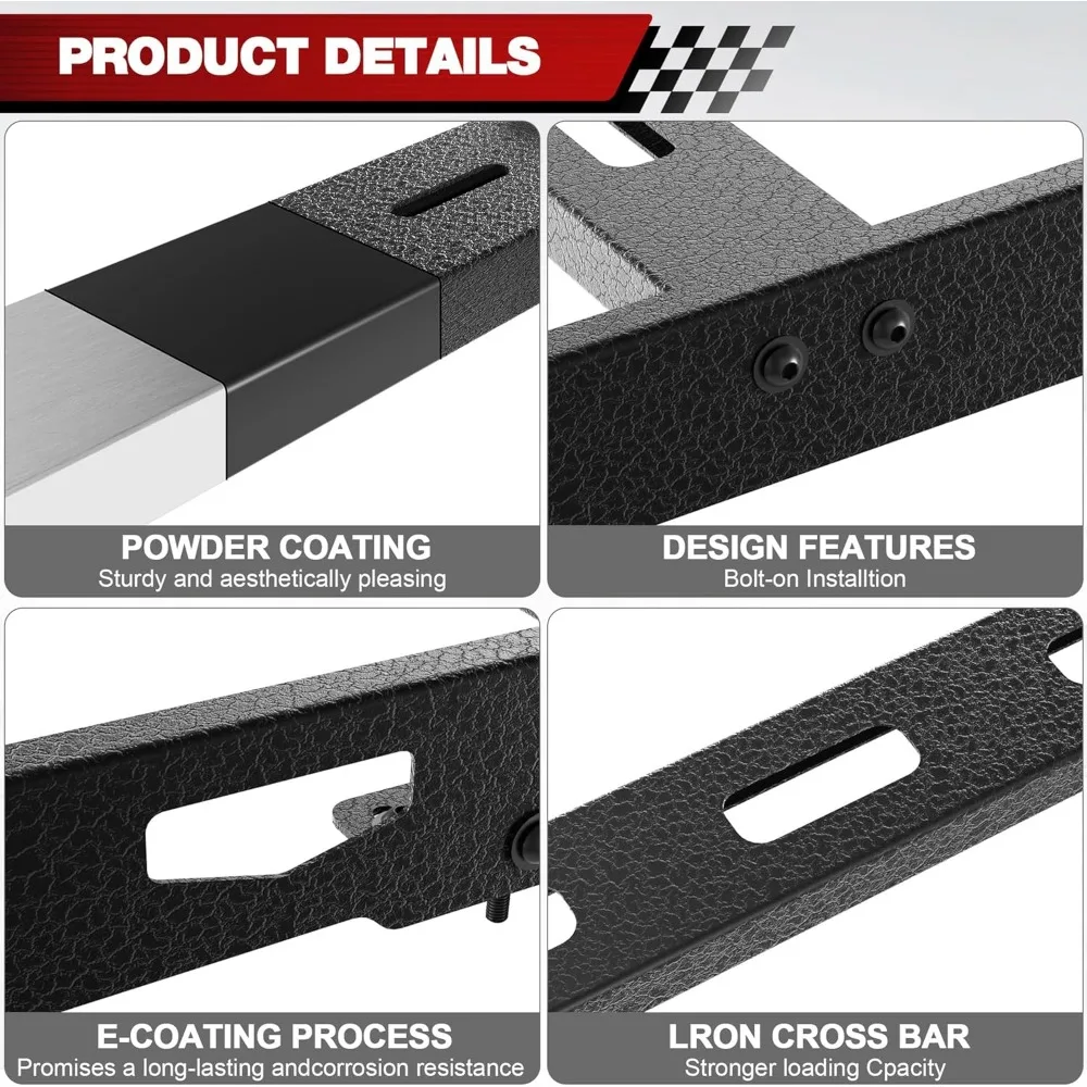 حاملات البضائع لسلة حامل السقف شديدة التحمل لـ 2010-2024 5th Gen Toyota 4Runner حلول تخزين الأمتعة فوقية