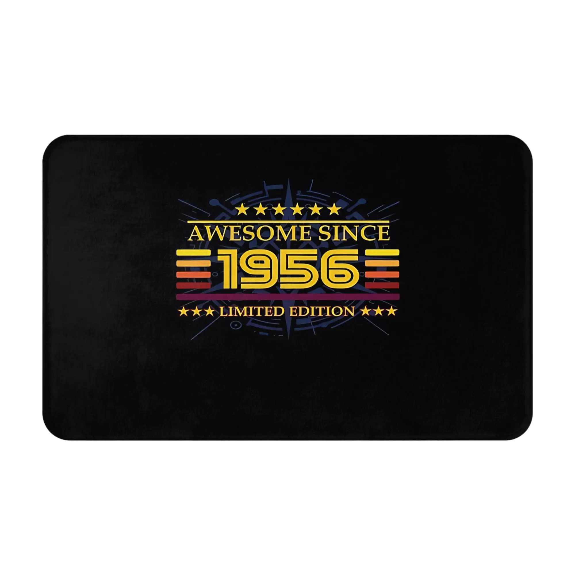 Awesome since 1956 Limited Edition  Decorations Bathroom Mat 70th Birthday Doormat Kitchen Carpet Outdoor Rug Home Decoration