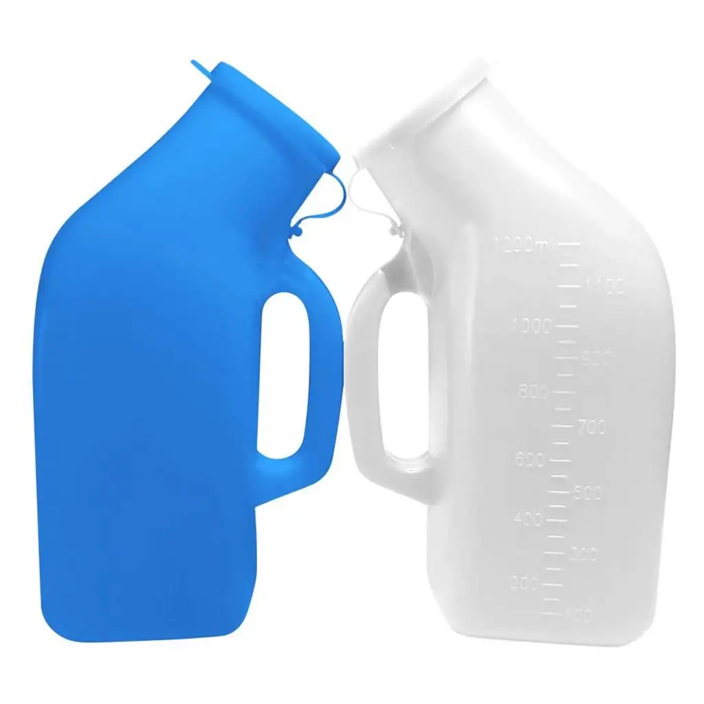 Portable Pee Bottle Urinal Toilet for Car Camping Hiking Travel Unisex Reusable Handheld Plastic Mobile Toilet for Women Men