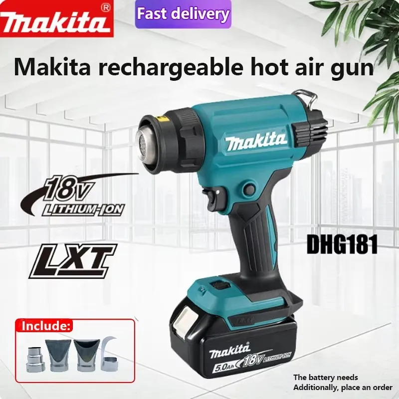 Thread Free Thermal Gun Makita PHG181Z 18V LXT Lithium 2026 Electric tools for Retractable Film and Transparent stickers