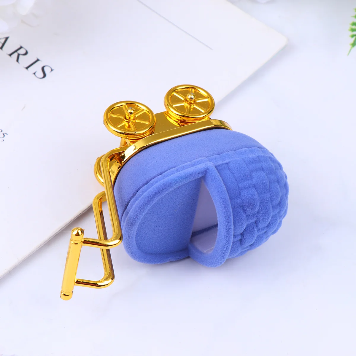 

Fashion Jewelry Box Cart Style Ring Case Exquisite Jewelry Storage for Women Girls Ear Stud Box Small Accessories Organizer