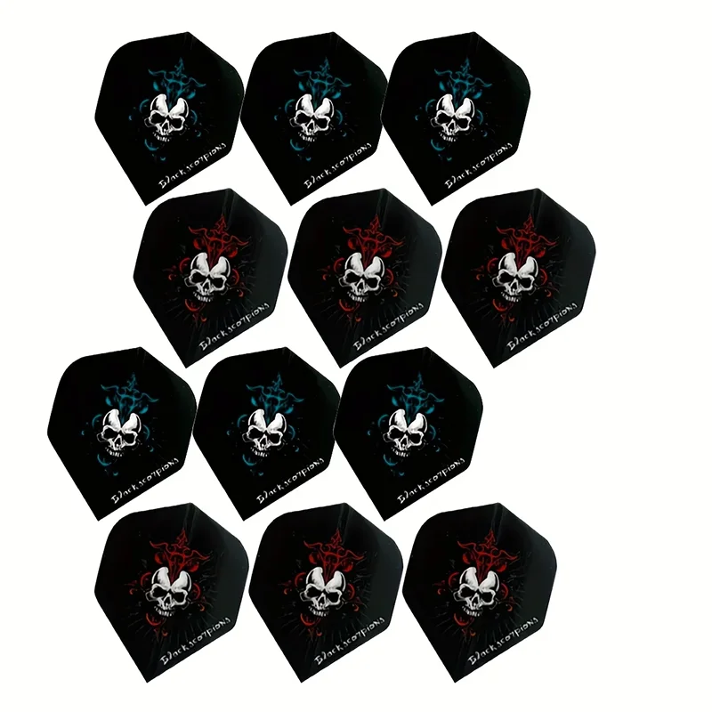 12pcs Standard Dart Flying Classic Skeleton Series High-quality Replaceable Dart Accessories Halloween Gift