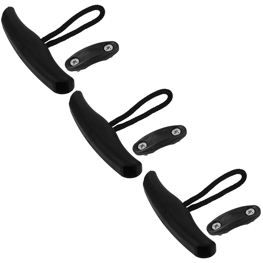 

3pcs Kayak Carry Handle Kit Side Mount Marine Boat Pull Handle For Canoe Dinghy Durable Replacement Handles Outdoor Boating