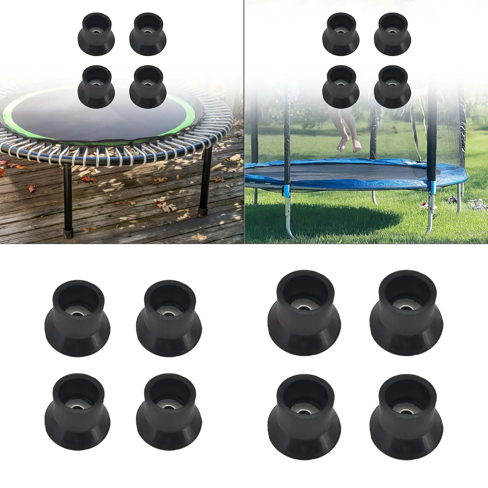 Non Slip Trampoline Suction Cup Feet Durable Leg Cap Furniture Pipe Protection Pad for Trampoline Safety Spare Parts