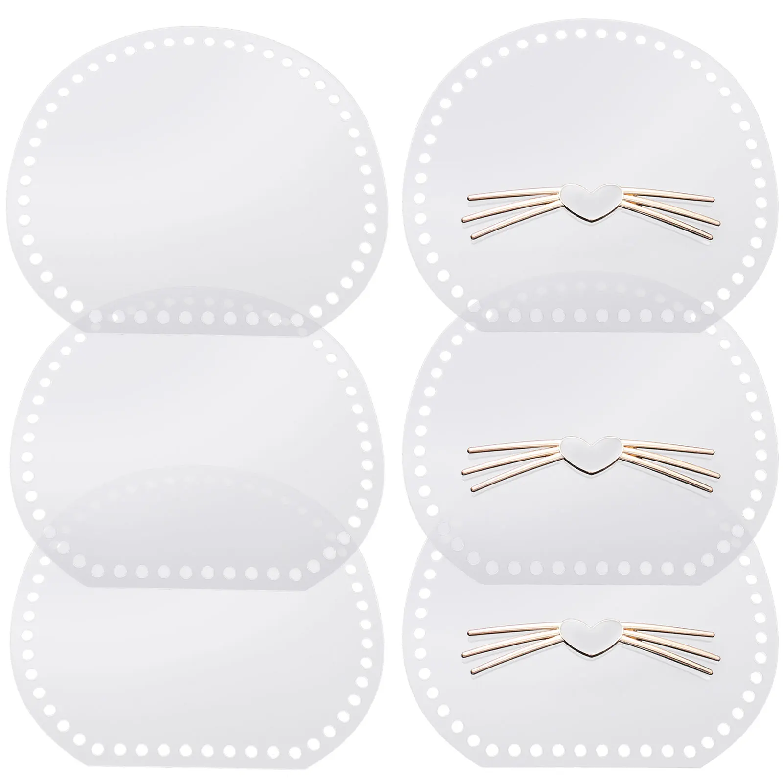 

1 set Cat Beard Board Clear Acrylic Weaving Boards Diy Bag Tools Transparent Knitting Material Braided Handmade Accessories