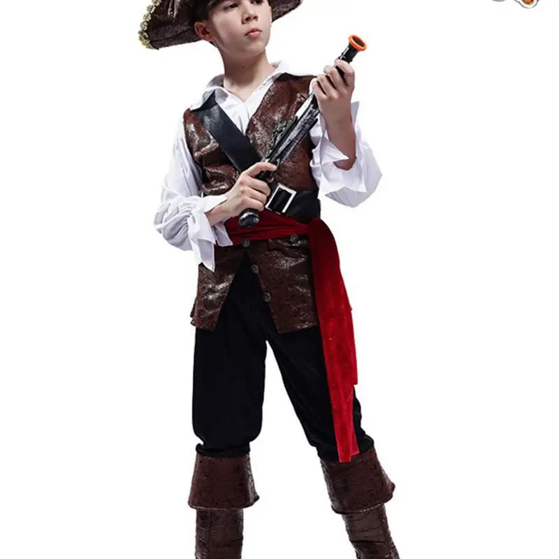 زي كابتن القراصنة للأولاد من Loween، زي أداء المسرح للأطفال، ملابس أطفال صينية تقليدية...
