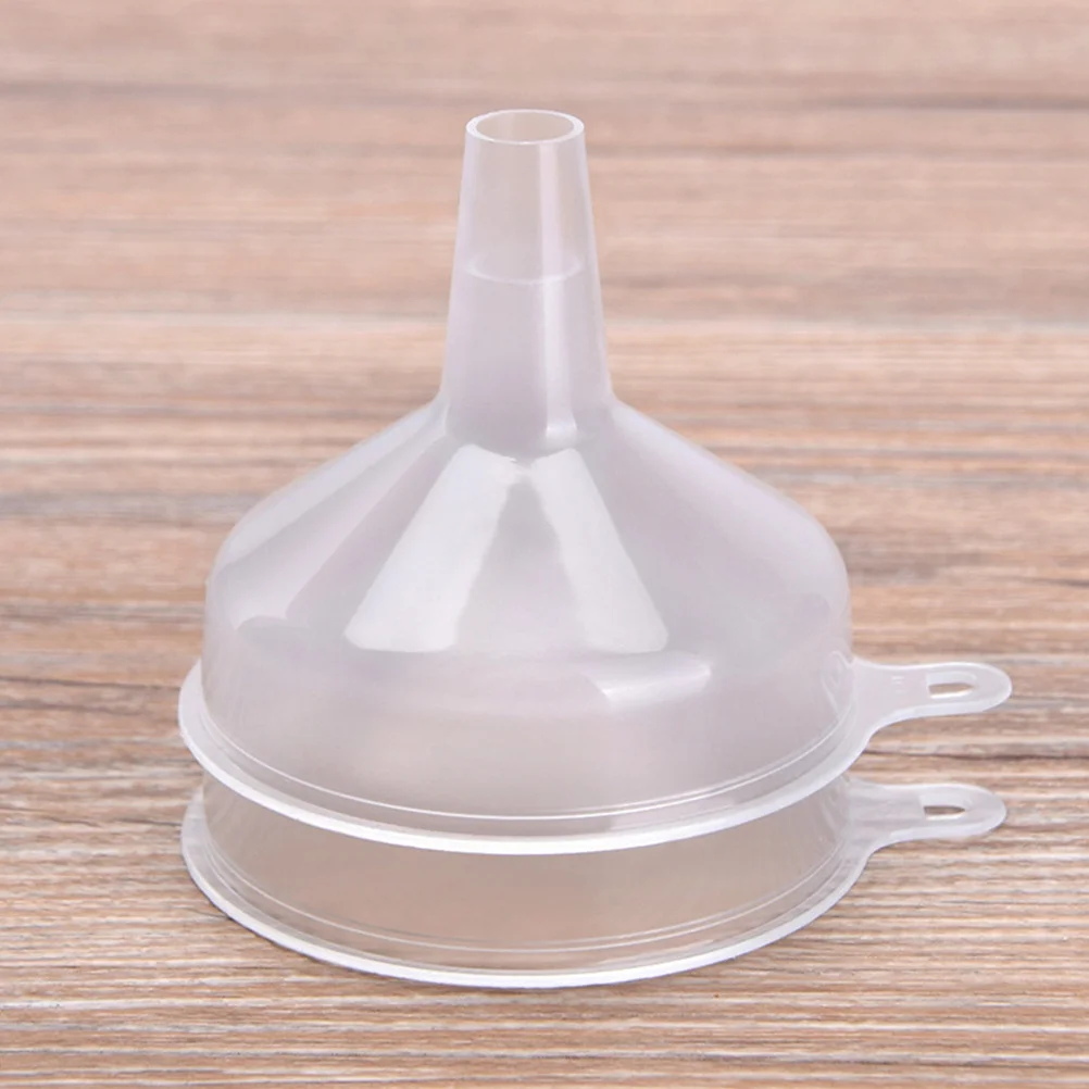 

50pcs Mini Plastic Funnel For Liquid Transfer Perfume Lotion Essential Oil Care Kitchen Laboratory