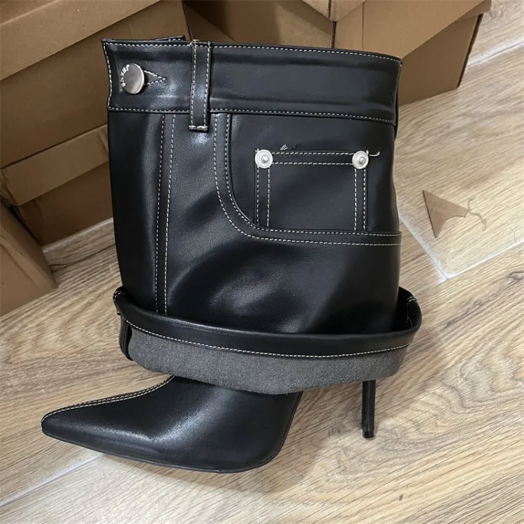 JASTEM-Stivali Alti Denim– .easyshoes - Foto 7