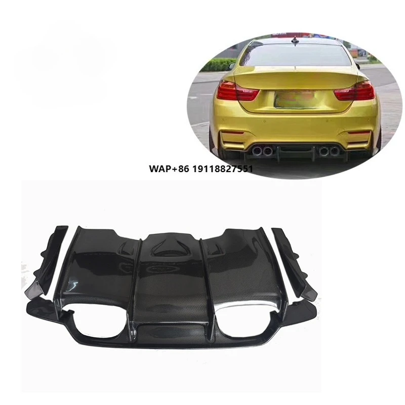 

PM Style Carbon Fiber Rear Bumper Diffuser Lip CAR STYLING 2015 16 17 18 for F80 F82 F83 M3 M4