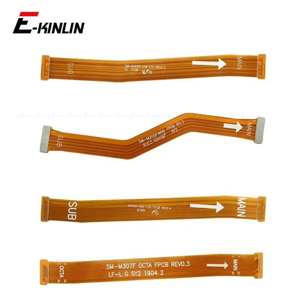 Main Board Mainboard Motherboard LCD Connector Flex Cable For Samsung Galaxy M10 M20 M01s M10s M21s M30 M30s M31s M40