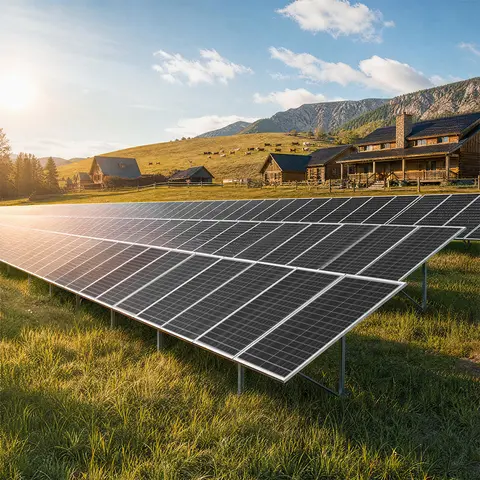 RVPOZWER 100W 18BB Rigid Solar Panels White Frame Board N-Type Solar Cells 23% High Conversion Efficiency for Home RV System Farm Outdoor Camping Off-grid Power Support