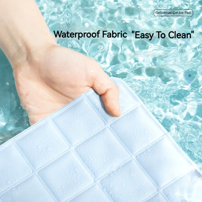 Summer Cooling Pet Ice Pad Cool Sleep Mat for Dogs Cats Breathable Chill Cushion Cat Mat Dog Cooling Bed Kennel for Hot Weather - view 2
