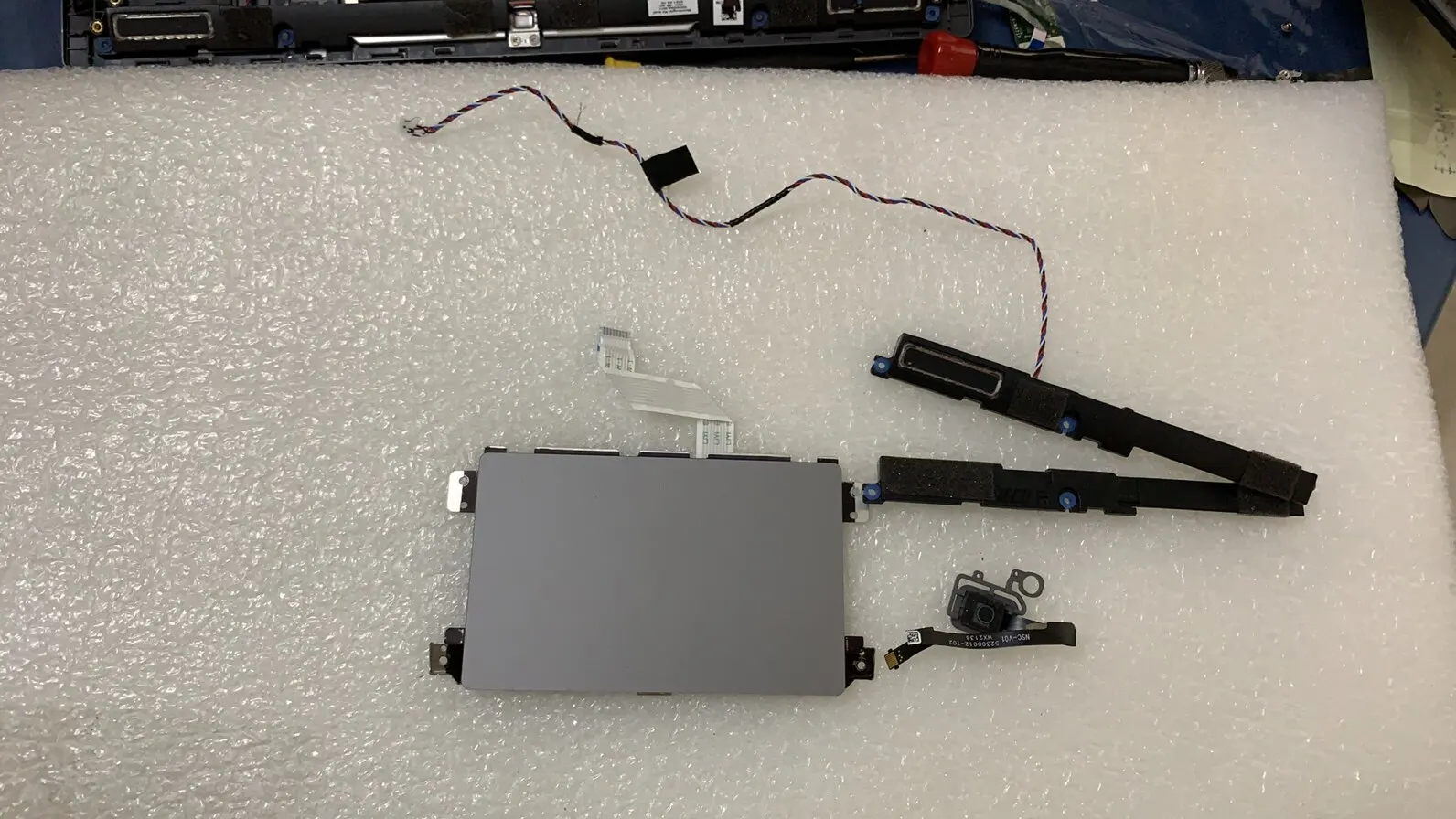 For Dell inspiron5310 achievements V5310 touchpad, speaker, fingerprint keys usb small board, antenna