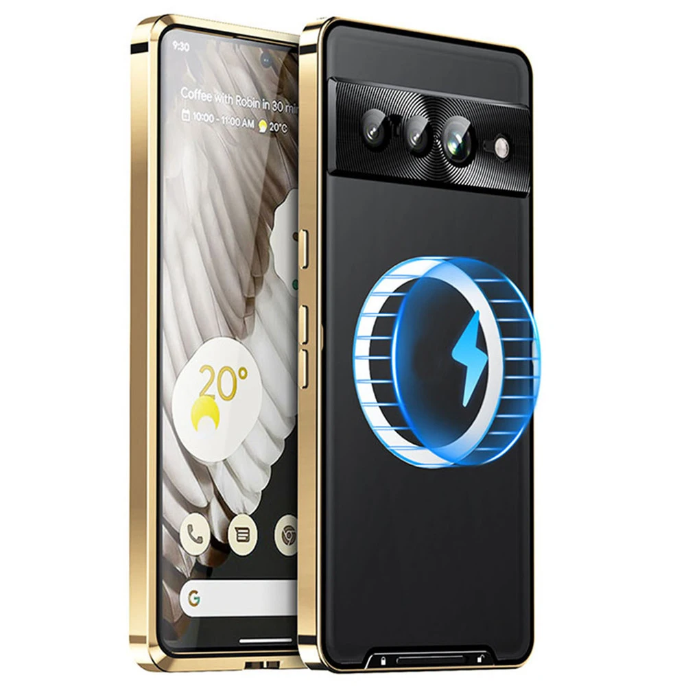 Magnetic Case For Google 7Pro Case Shockproof Protective Bumper Clear Phone Cover For Google 7Pro Cover Funda Coque