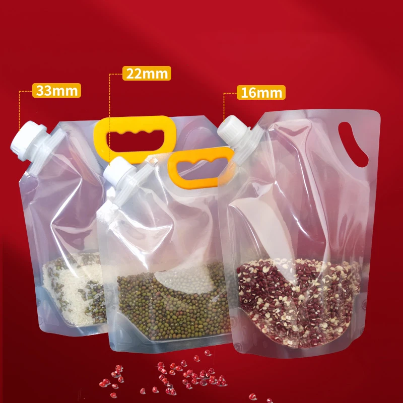 1/2.5/5L/10L Clear Drinking Bags Reusable Drinks Flasks Liquor Bag Outdoor Portable Water Bags For Beer Heavy Duty Drinks 1PC