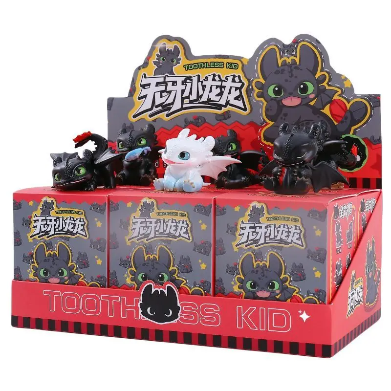 

MINISO новая популярная кукла беззубый дракон слепая коробка фигурка орнамент творческий прилив игры для отправки друзьям фигурки подарки игрушки подарки