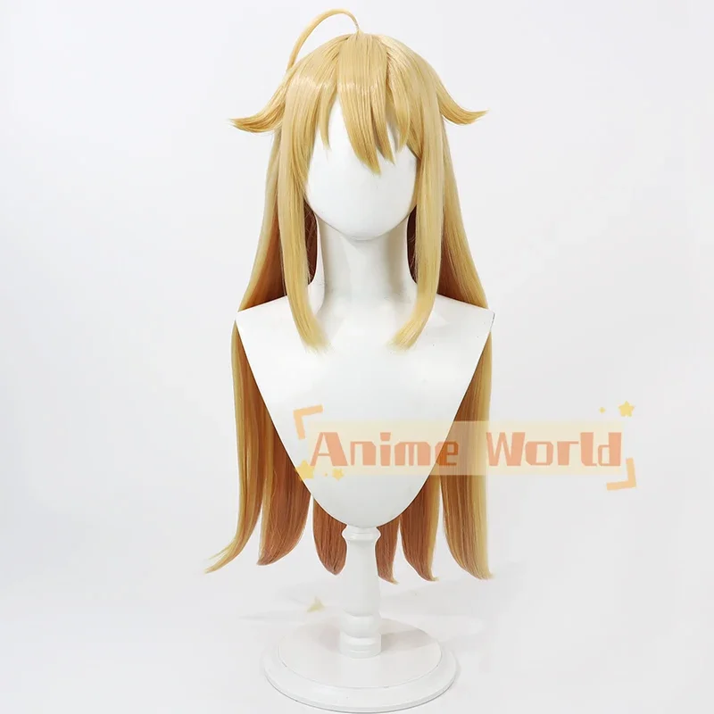 Anime Yuri shikanoko nokonoko shitantan my deer friend nokotan Torako Koshi cosplay wig orange yellow long synthetic hair