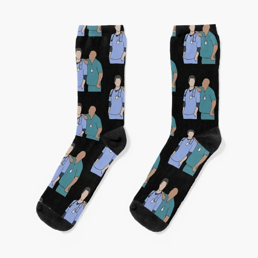 Jd And Turk Scrubs T-Shirt Shirt Hoodie For Men, Socks set gift professional running luxury Ladies Socks Men's