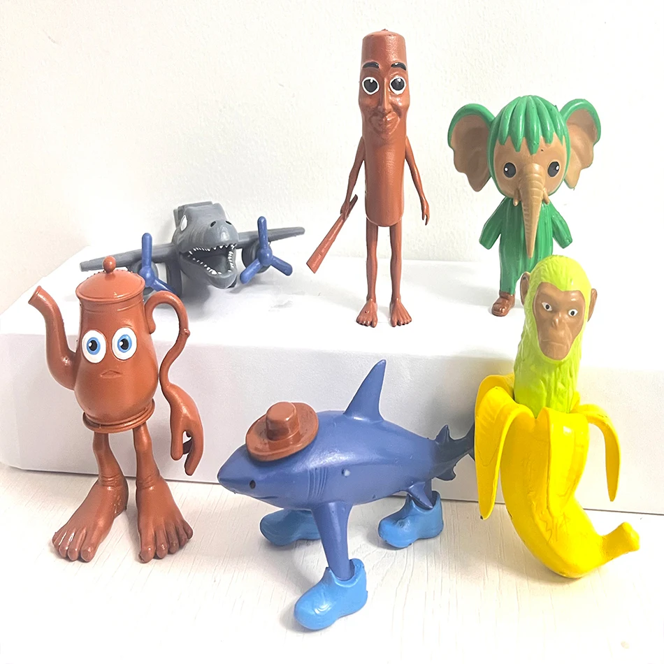 الإيطالية Brainrot AI الحيوانات تونغ تونغ صحور الشكل Tralalelo Tralala تمثال دمية لعبة مكتب الديكور نموذج هدية مزخرفة