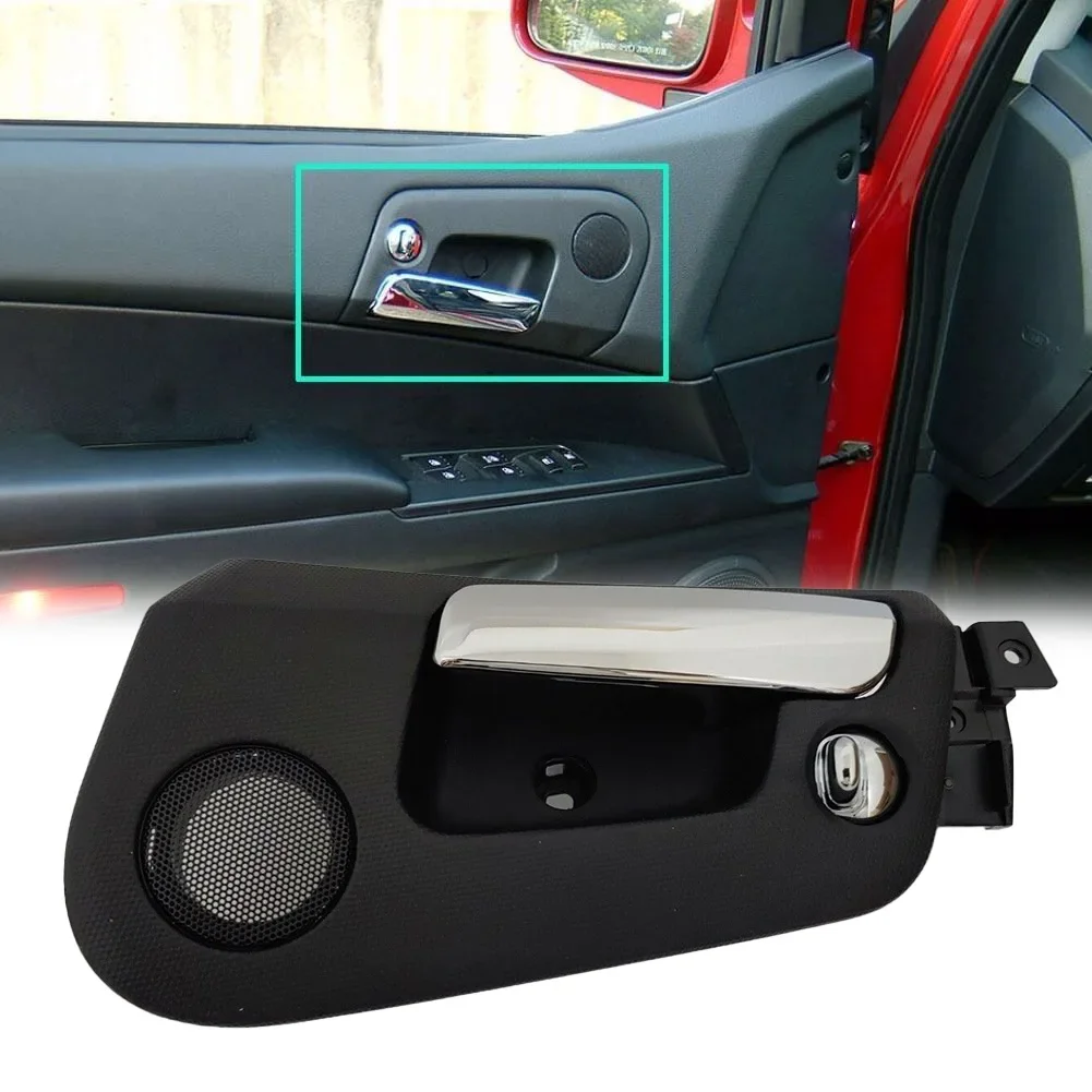 

Durable Inside Door Handle Interior 1PC 7225031021 Black For Sports 2005-2007 For Ssangyong Kyron Actyon Plastic