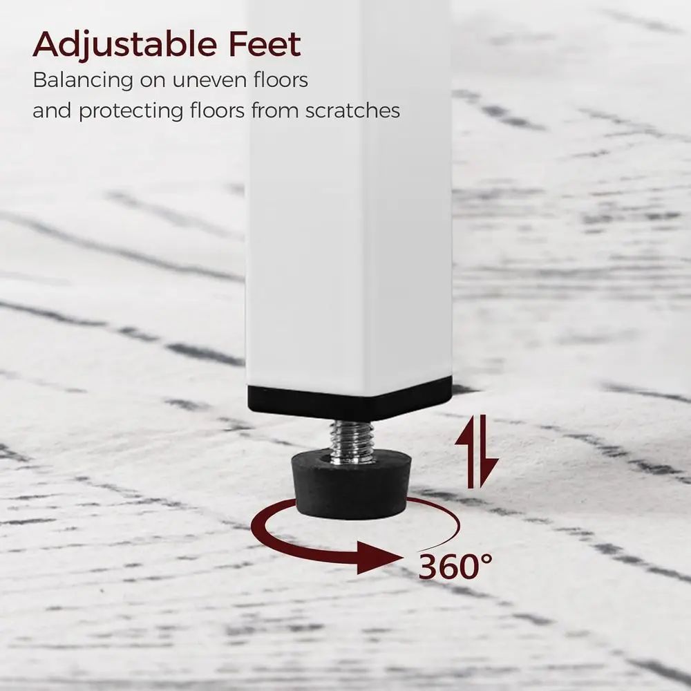 Kids Desk and Chair Set, Student Writing Desk, Kids Study Desk with Book Sorter and Fabric Drawer, Kids Wooden Study Table, for