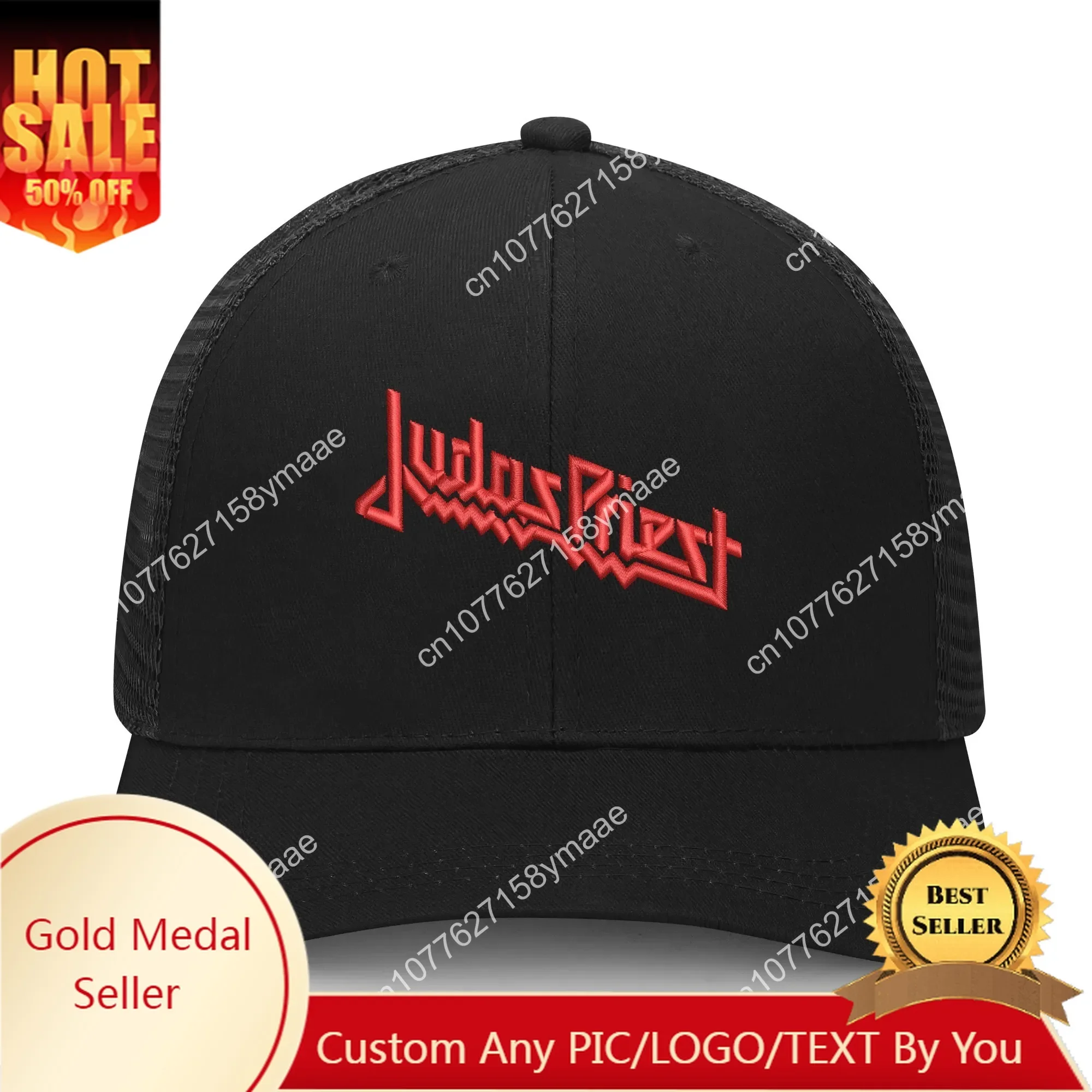 

Judas Priest Rock Pop Embroidery Hat Mens Womens Sports Baseball Hat Hip Hop Breathable Summer Headwear Custom Made Caps Logo