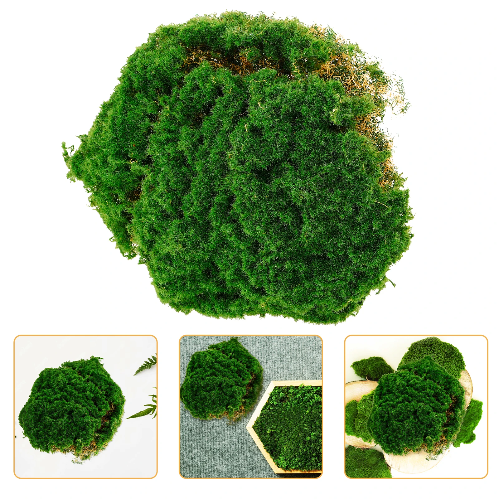 

Artificial Moss Turf 20x20cm Realistic Faux Grass Decor Micro L Accessory Soft Planter Ground Cover Wall Plant