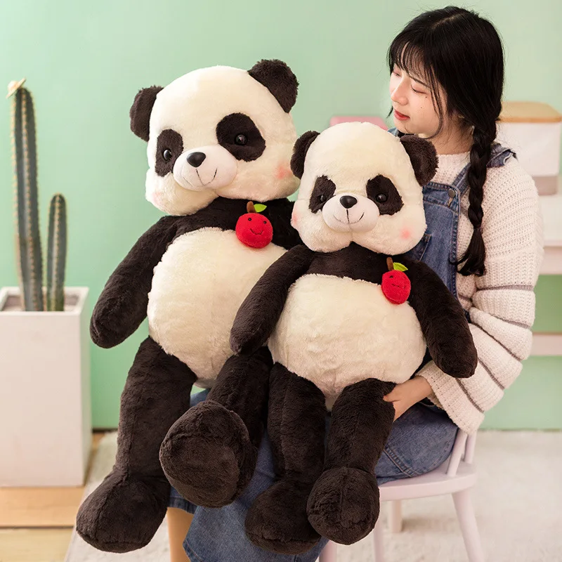 High Quality Baby Big Giant Panda Bear Plush Stuffed Animal Doll Animals Toy Pillow Cartoon Bear Duck Dolls Girls Gifts Knuffels