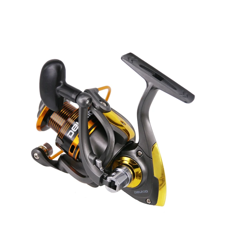 DEUKIO Ultra Light 1000~7000 5.2:1 Gear Ratio,18LB Max Drag Metal Spool Spinning Fishing Reel For Freshwater Saltwater