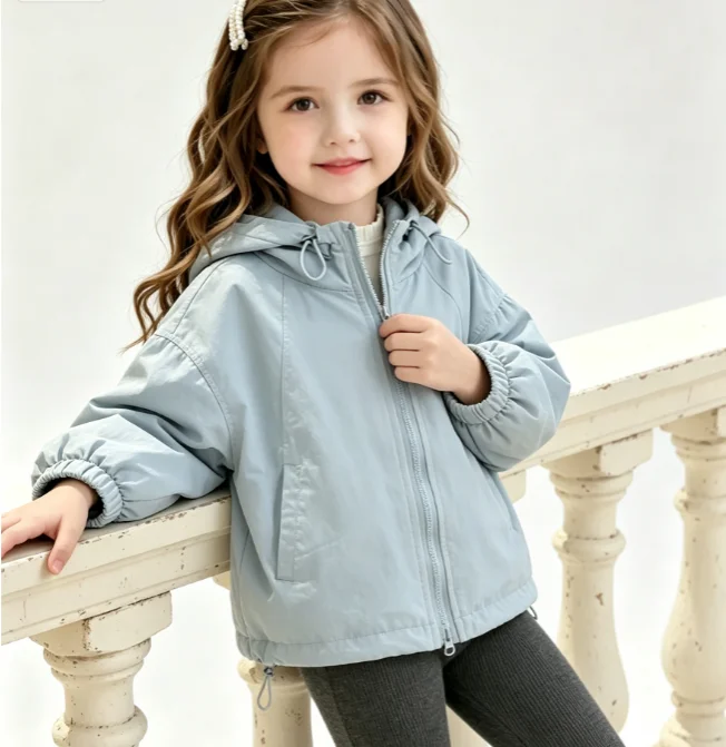 Girls' Suit 2026 Autumn and Winter New Children's Wear Korean Style Girl Baby Fashion Hoodie Casual Coat Leggings Two-piece Set