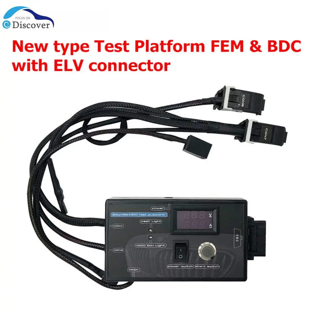 

High Quality For BMW FEM BDC For BMW F20 F30 F35 X5 X6 I3 Test Platform with Black Case New Type Key Programming