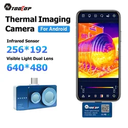 TOOLTOP T7Pro Infrared & Visible 256*192 Thermal Imager Camera 25Hz Visible Image Fusion Thermal Image Enhance Android IR Camera