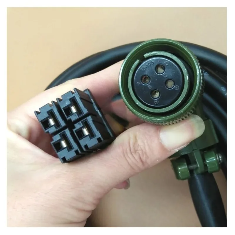 Servo 18-10S Power Cable, D5 Aviation Plug 4-core Cable, Universal Accessories