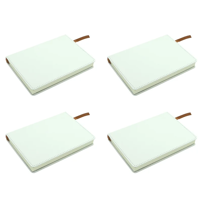 A42Z-4 Pcs White Blank Note Books Sublimation Note Books Notebooks For School Office (31X21cm, A5)