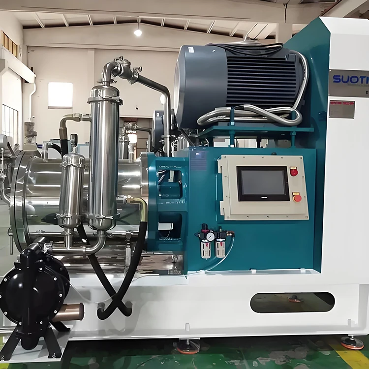 China High Efficiency Horizontal Bead Mill Sand Mill for Ink Paint Coating Pigment OEM