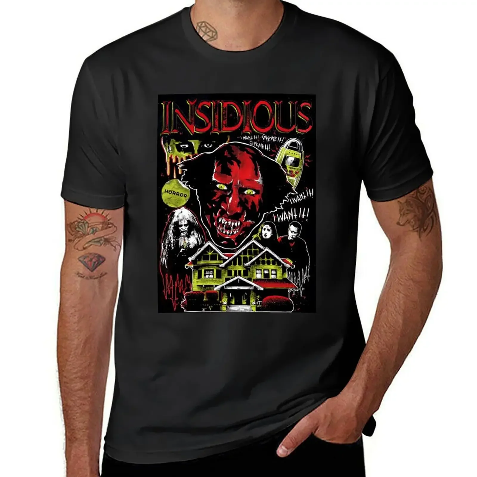 Insidious Movie horrified T-Shirt anime designer shirts shirts graphic tee men t shirts