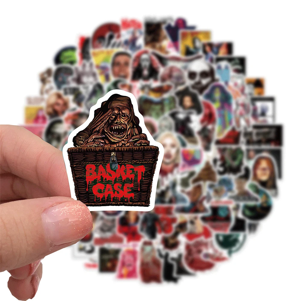 10/30/50/100PCS Mixed Classic Horror Movies Stickers Graffiti Decals DIY Notebook Skateboard Wall Motorcycle Waterproof PVC Toy